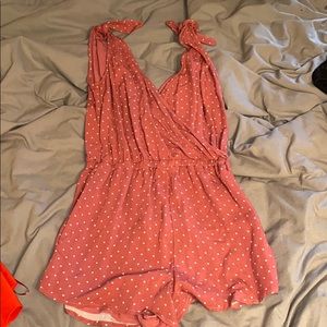 Polka dot romper